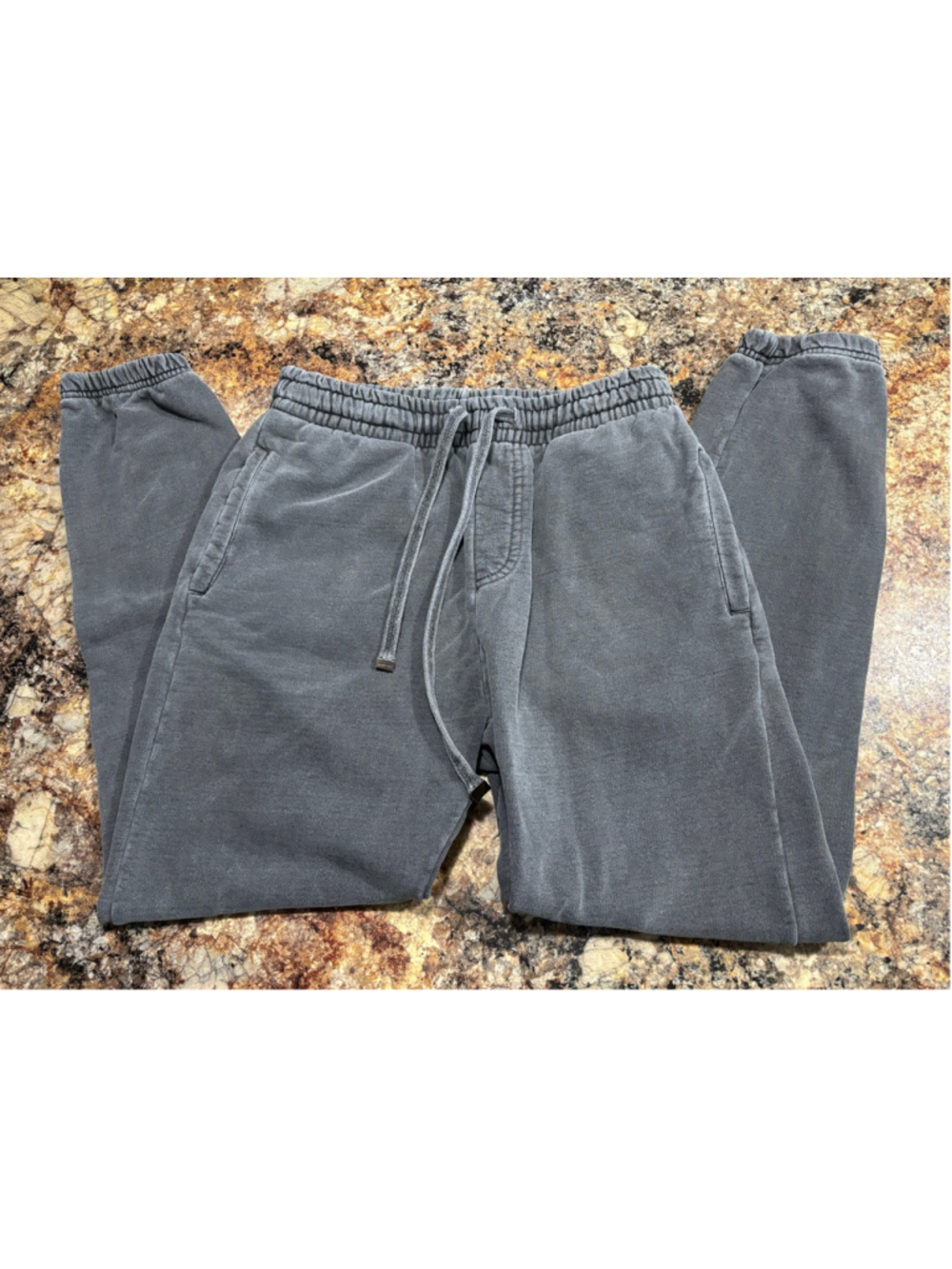 Talentless Washed Charcoal Gray Jogger Sweatpants Men’s Large